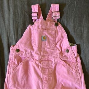 Carhartt Kids Bright Pink Overalls